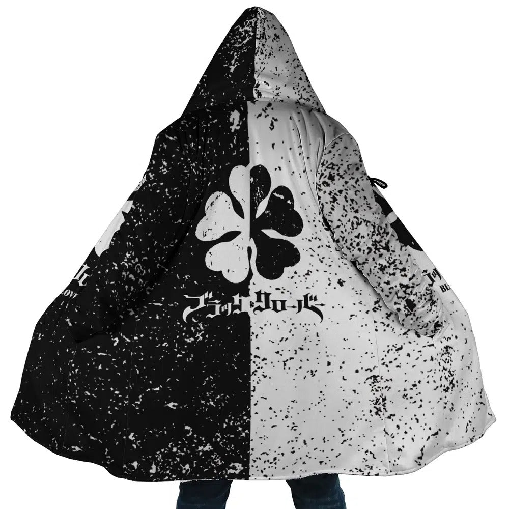 Black Clover Five Leaf Anime Hoodie Coat | Dream Cloak
