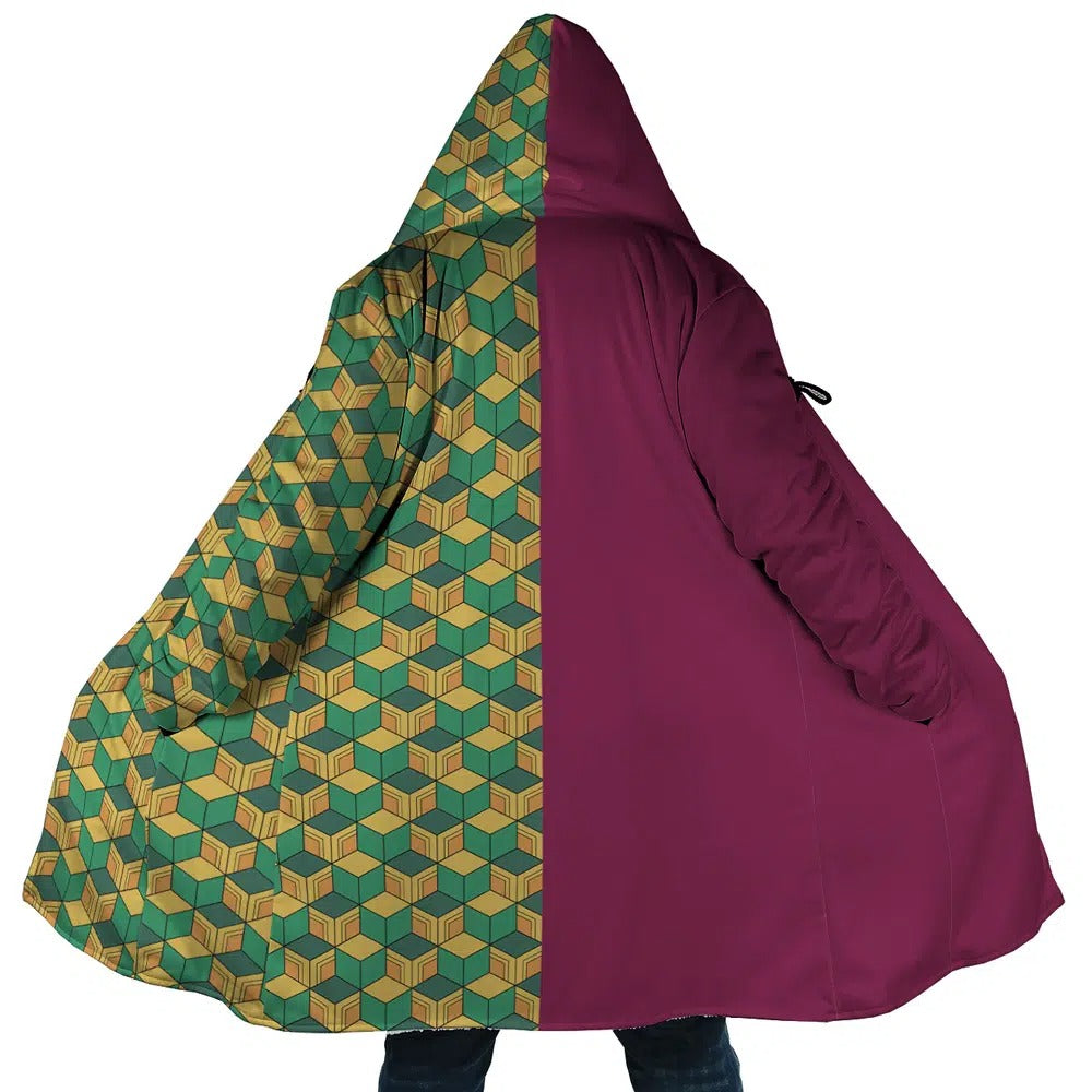 Demon Slayer Giyu Tomioka Water Hashira Anime Hoodie Coat | Dream Cloak