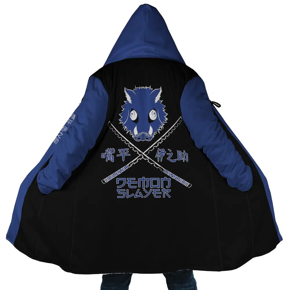 Demon Slayer Hashibira Inosuke Anime Hoodie Coat | Dream Cloak