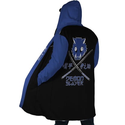 Demon Slayer Hashibira Inosuke Anime Hoodie Coat | Dream Cloak