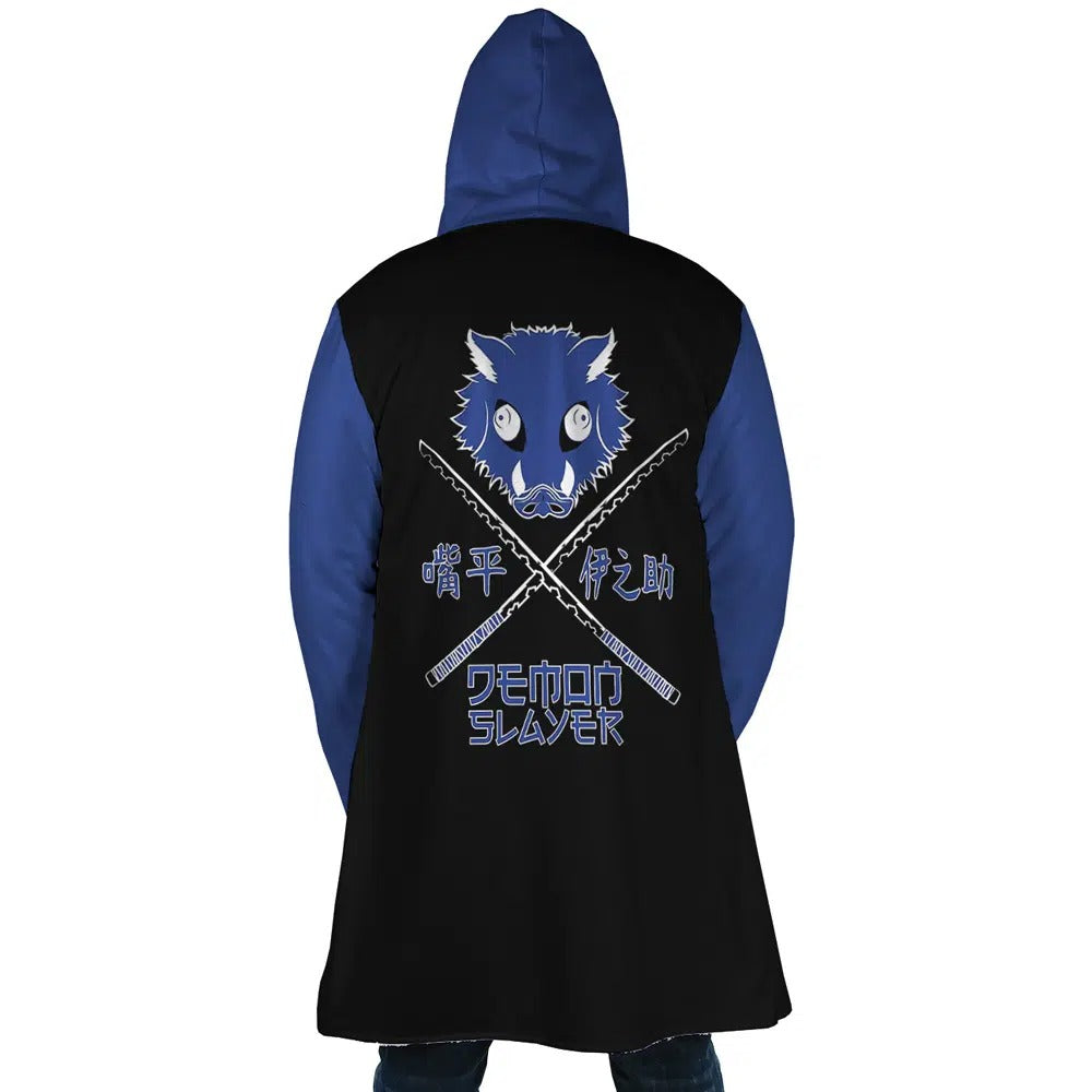 Demon Slayer Hashibira Inosuke Anime Hoodie Coat | Dream Cloak