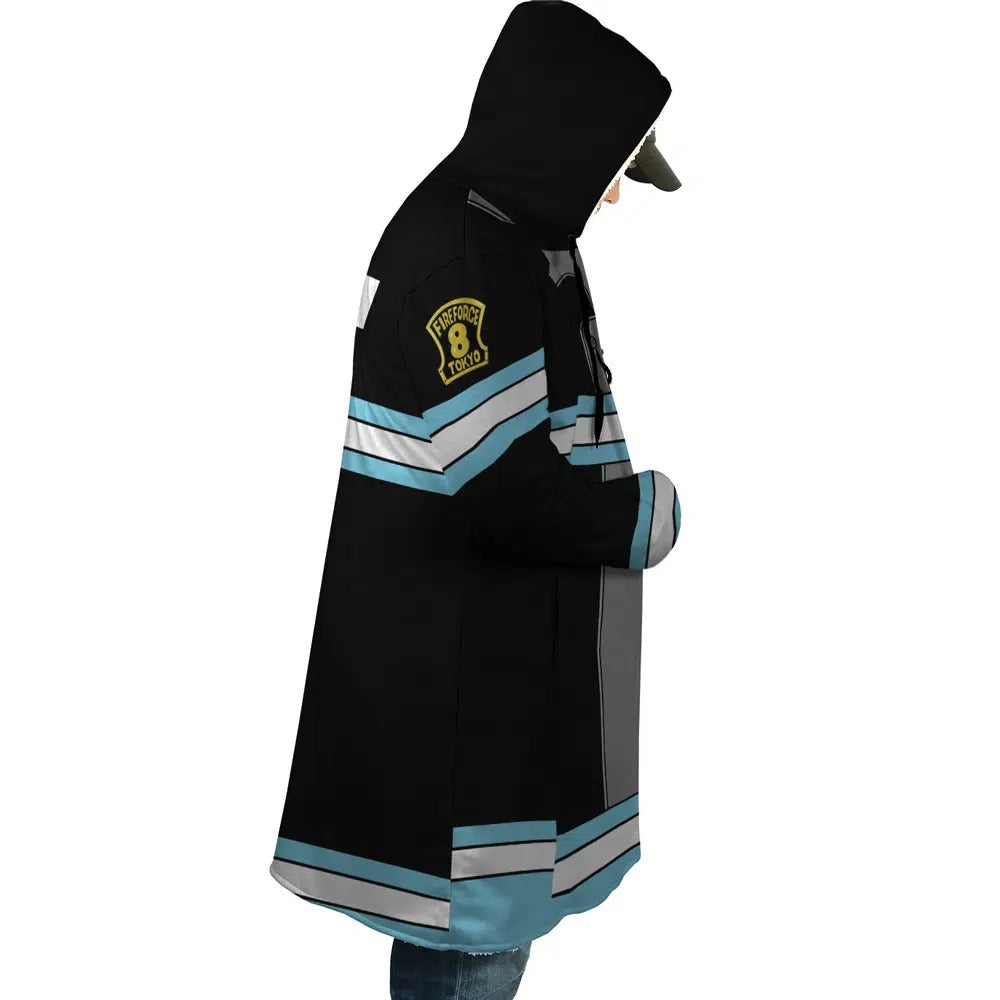 Fire Force Company 8 Anime Hoodie Coat | Dream Cloak
