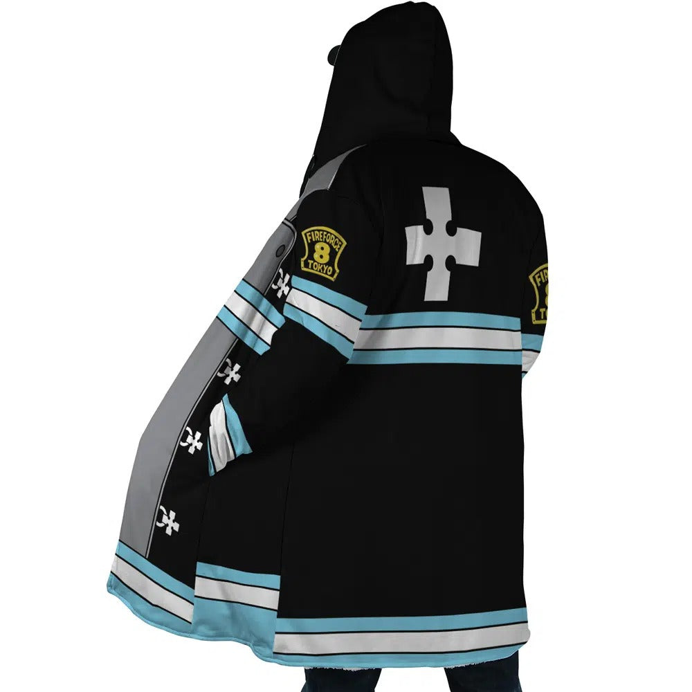 Fire Force Company 8 Anime Hoodie Coat | Dream Cloak