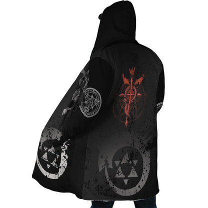 Fullmetal Alchemist Transmutation Circle Anime Hoodie Coat | Dream Cloak