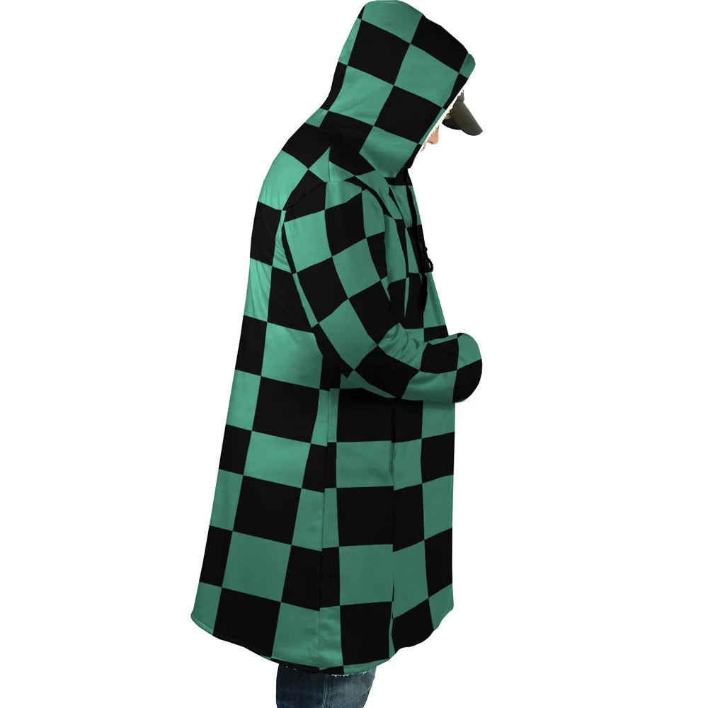 Demon Slayer Tanjiro Kamado Anime Hoodie Coat | Dream Cloak